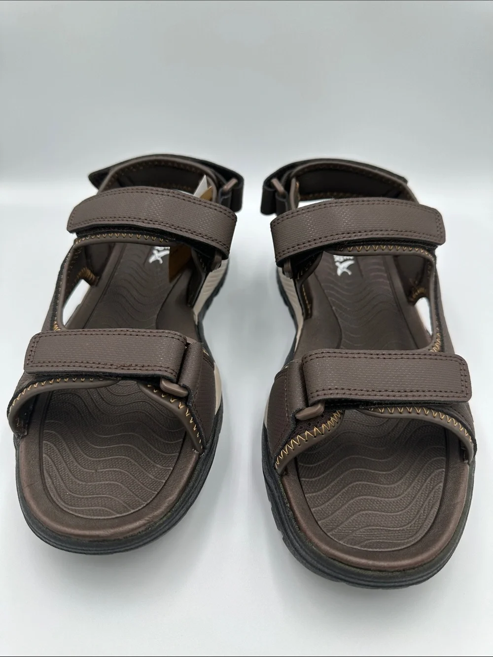 NWT Eddie Bauer Anchor Brown Sport Sandals Men’s Size 10M Comfort Outdoor Hiking